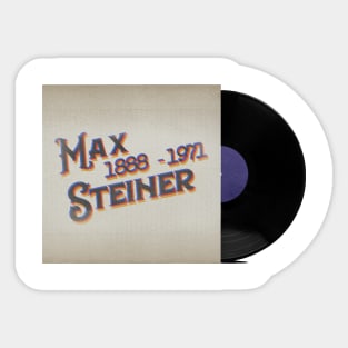 RETRO VINYL MAX STEINER Sticker